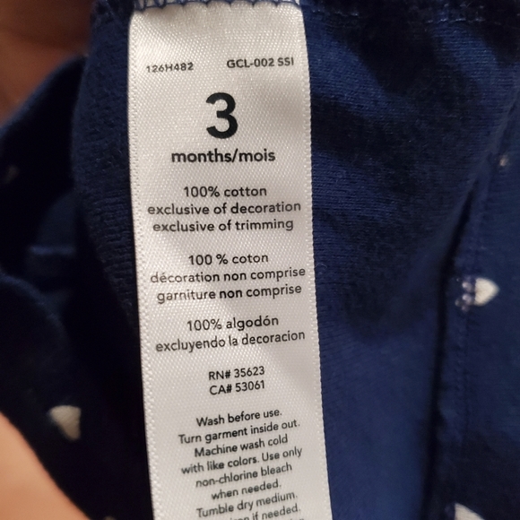 Carters Baby Girl Matching Set Leggings Tee Shirt Bodysuit Hearts Pink Blue 3M - Picture 4 of 9